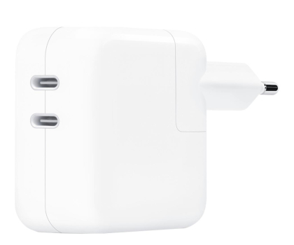 Ładowarka i akumulator APPLE APPLE 35W 2xUSB-C biała